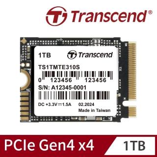 【Transcend 創見】MTE310S 1TB M.2 2230 PCIe Gen4x4 SSD固態硬碟(TS1TMTE310S)