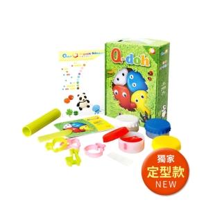 【Q-doh】魔法有機矽膠黏土4色工具組(台灣製 可定型)