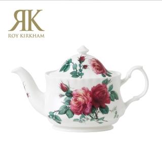 【英國ROY KIRKHAM】English Rose英倫玫瑰系列600ml骨瓷小花茶壺(英國製造進口)
