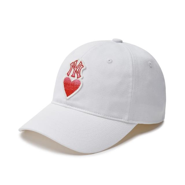 MLB】KIDS 可調式硬頂棒球帽童帽Heart系列紐約洋基隊(7ACPH014N-50WHS 