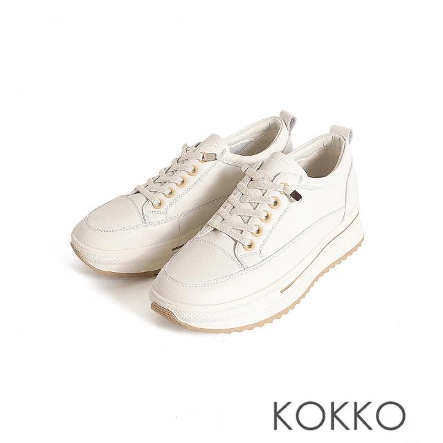 【KOKKO 集團】實穿好搭軟Q厚底休閒鞋(白色)