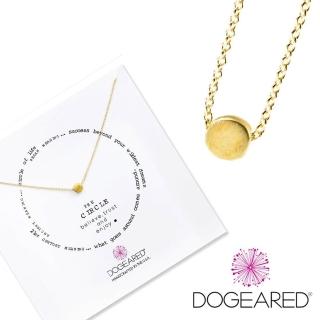 【Dogeared】金色豆豆 許願項鍊 Circle Necklace(祈願項鍊)