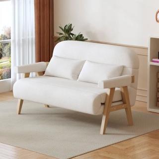 【WELAI】小戶型兩用摺疊懶人沙發床-100CM(午休躺椅/沙發椅/摺疊床)