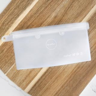 【美國ZipBag易包】白金矽膠密封袋 - 小袋S - 霜透白(超多特色矽密袋2.0版!)