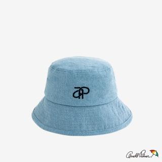【Arnold Palmer 雨傘】配件-小AP牛仔漁夫帽(藍色)