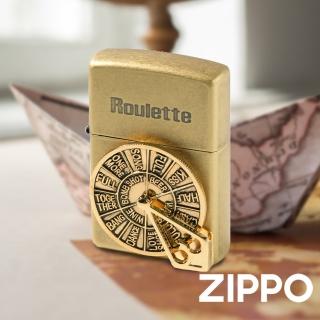 【Zippo】幸運輪盤-仿古黃銅-防風打火機(美國防風打火機)