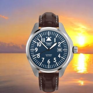 【AVIATOR 飛行員】AIRACOBRA P43 飛行風格 機械錶 男錶 手錶(V.3.39.0.334.4)