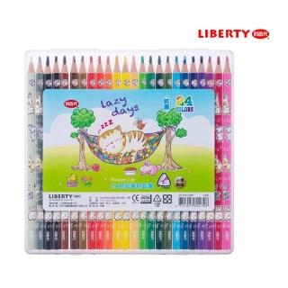 【LIBERTY】利百代 小花貓抗菌24色色鉛筆CC875-24PP