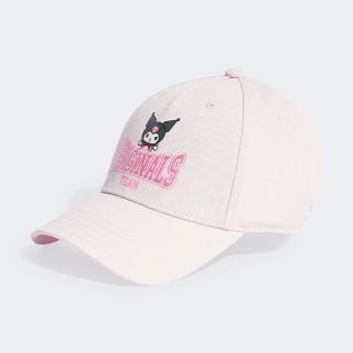 【adidas 愛迪達】帽子 運動帽 棒球帽 遮陽帽 酷洛米 三葉草 CAP 粉 JF0528