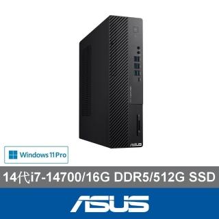 【ASUS 華碩】14代i7 20核心商用電腦(i7-14700/16G/512G SSD/W11P/AS-D901SDR-714700002X)