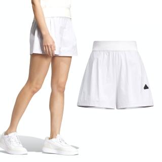 【adidas 愛迪達】Tech WV Shorts 女款 白色 運動 休閒 尼龍 寬鬆 日常 舒適 短褲 IM8828
