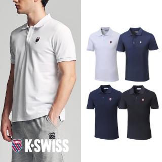 【K-SWISS】排汗短袖POLO衫 EC Classic Polo/ Active Polo-男-兩款任選