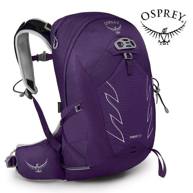 【Osprey】Tempest 20 輕量化登山背包 女 羅蘭紫(健行背包 單車背包 快速移動運動背包)
