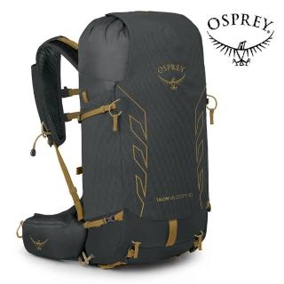 【Osprey】Talon Velocity 30 越野背包 男 木炭黑/黃(野跑背包 越野跑步疾行 中短程健行後背包)