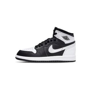 【NIKE 耐吉】Air Jordan 1 Retro High OG 童鞋 中童 黑白色 喬丹 AJ1 休閒鞋 FD1412-010