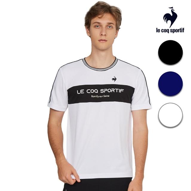 【LE COQ SPORTIF 公雞】運動TRAINING短袖T恤 男款-3色-LWT21603