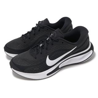 【NIKE 耐吉】慢跑鞋 Journey Run 男鞋 女鞋 黑 白 網布 緩震 運動鞋(FN0228-001)