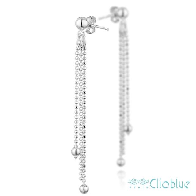 【Clio Blue】小水滴耳環(法國巴黎品牌/925純銀)