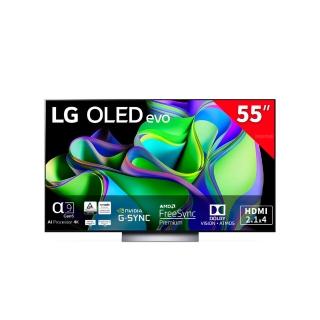 LG 樂金 55型OLED evo C3極致系列 4K AI物聯網智慧電視(OLED55C3PSA)+LG 超維度6D立體聲霸(SC9S)超值組