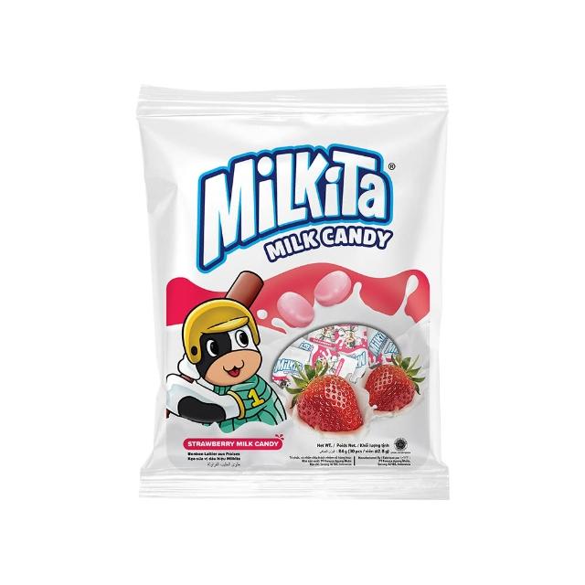 【Milkita】草莓風味牛奶軟糖84g