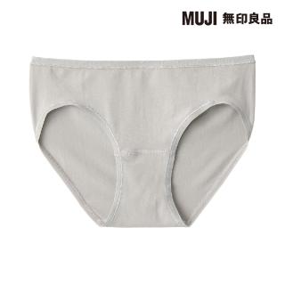 【MUJI 無印良品】女有機棉混彈性低腰短版內褲(共5色)