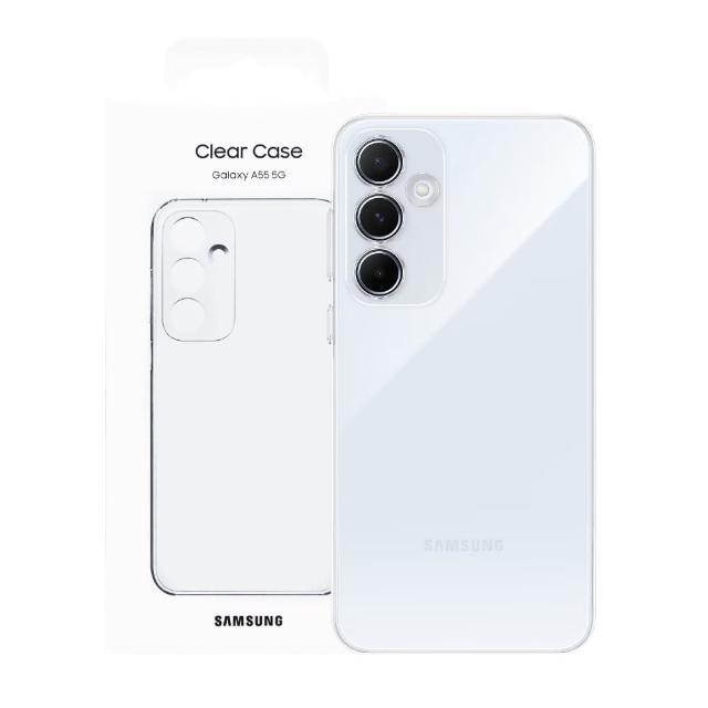 【SAMSUNG 三星】Galaxy A55 5G 原廠透明保護殼(EF-QA556)