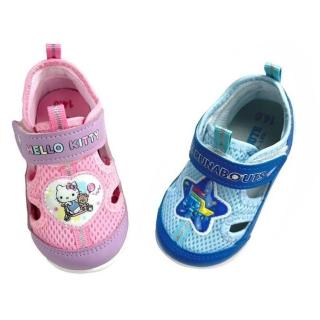 【SANRIO 三麗鷗】台灣製護趾涼鞋-兩款可選(中童鞋 三麗鷗 童鞋)