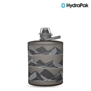 【HydraPak】Stow Mountain 軟式水壺 遠古灰(軟式水瓶、軟式水壺、登山配件、儲水袋、濾水壺)
