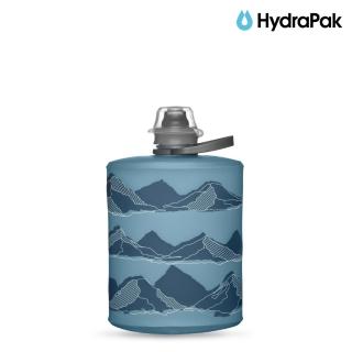 【HydraPak】Stow Mountain 軟式水壺 湖水藍(軟式水瓶、軟式水壺、登山配件、儲水袋、濾水壺)