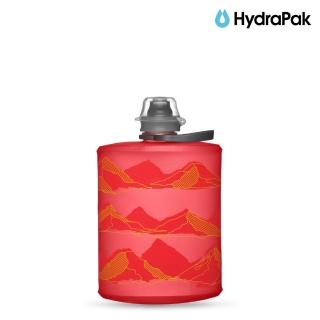 【HydraPak】Stow Mountain 軟式水壺 紅木紅(軟式水瓶、軟式水壺、登山配件、儲水袋、濾水壺)