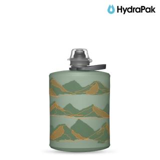 【HydraPak】Stow Mountain 軟式水壺 河谷綠(軟式水瓶、軟式水壺、登山配件、儲水袋、濾水壺)