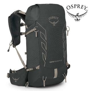 【Osprey】Tempest Velocity 20 越野背包 女 木炭黑/褐(野跑背包 越野跑步疾行 中短程健行後背包)