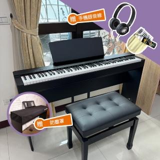 【Yamaha 山葉音樂】P225 88鍵 數位鋼琴 升降椅(送手機錄音線/原廠耳機/保養油/原保15個月/全新公司貨)
