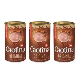 【Caotina 可提娜】頂級瑞士巧克力粉(200g/罐X3)