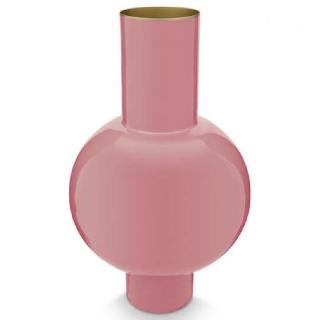 【PIP STUDIO】金屬球造型粉紅中花瓶24x40cm(居家擺設)