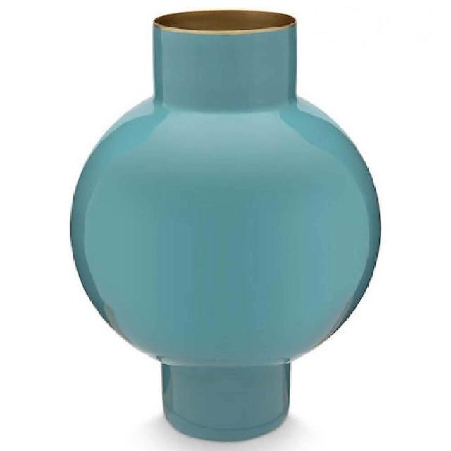 【PIP STUDIO】金屬球造型綠色小花瓶18x24cm(居家擺設)