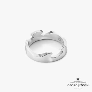 【Georg Jensen 官方旗艦店】FUSION 外圈戒指(18K白金 戒指)