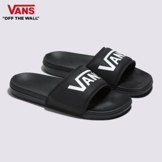 【VANS 官方旗艦】La Costa Slide-On 男女款黑底 Logo 圖案拖鞋