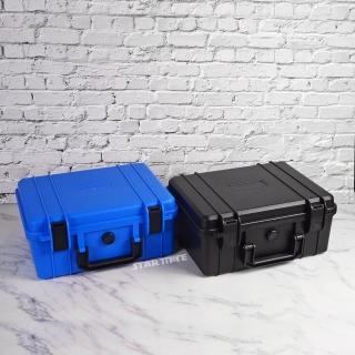 【STAR TIME】手提防撞手錶收納保護箱 6入裝 收藏盒 工具箱造型(黑/藍)