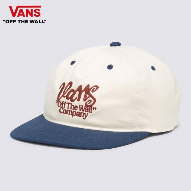 【VANS 官方旗艦】Low Unstructured 男女款米白色棒球帽