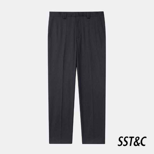 【SST&C 新品８５折】灰色修身西裝褲0212400002