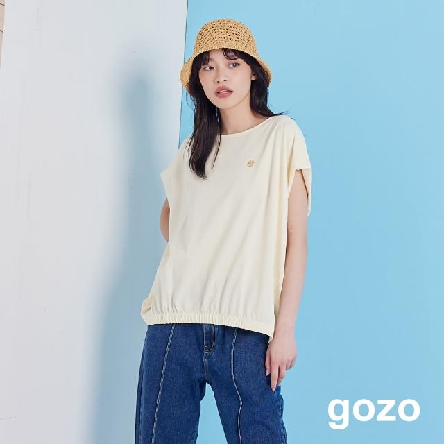 【gozo】反褶袖球型連袖T恤(兩色)