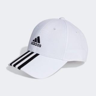 【adidas 愛迪達】3-STRIPES 棒球帽(II3509 運動帽 白)
