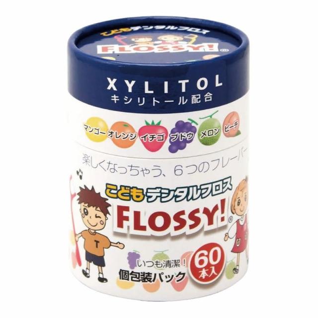 【日本 UFC】FLOSSY 兒童安全牙線棒 60入