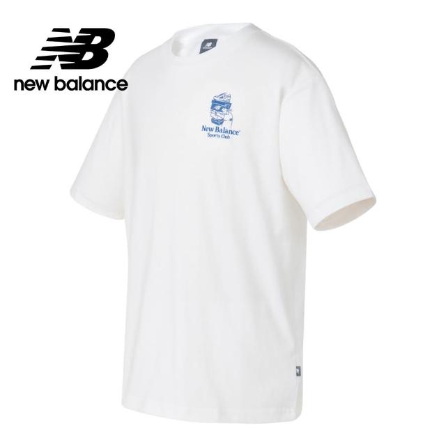 【NEW BALANCE】NB BOY系列 Athletic Club插畫短袖上衣_MT41961WM_男性_白色