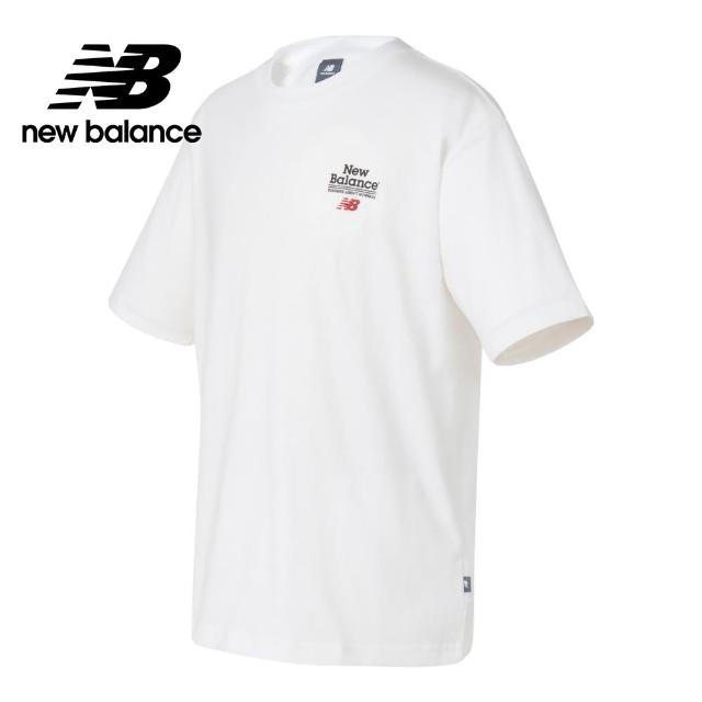 【NEW BALANCE】NB BOY系列 Running Duo插畫短袖上衣_MT41960WT_男性_白色