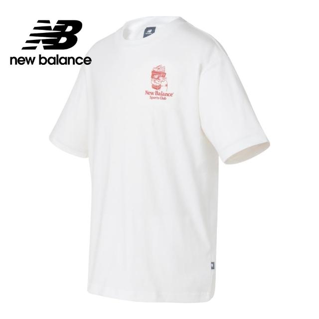 【NEW BALANCE】NB BOY系列 Athletic Club插畫短袖上衣_MT41961WT_男性_白色