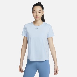 【NIKE 耐吉】短袖 上衣 T恤 機能 排汗 運動 休閒 女 AS W NK ONE CLASSIC Dri-FIT SS TOP 藍色(FN2799440)