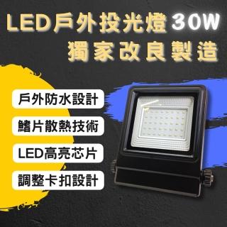 【彩渝】LED戶外投射燈 30W(新款上市 投射燈 探照燈 燈具 泛光燈)