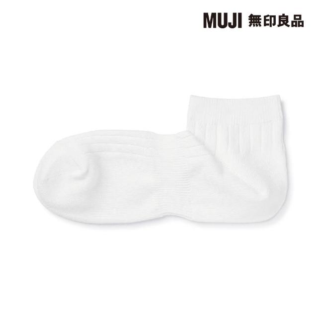 【MUJI 無印良品】男棉混圈絨直角短襪(共6色)
